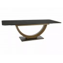 Стол обеденный SIGNAL WILSON Ceramic Ossido Bruno коричневый/античный коричневый 180-240/100